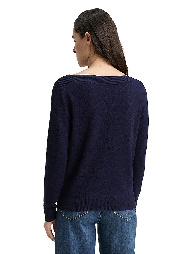 TOM TAILOR | Pullover  | dunkelblau
