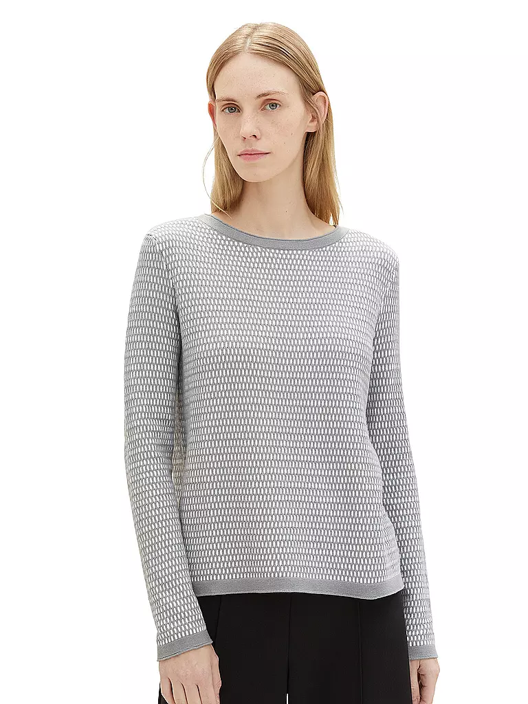 TOM TAILOR | Pullover  | Grau