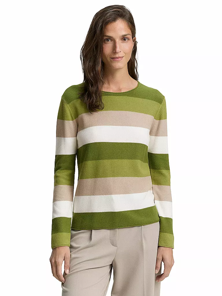 TOM TAILOR | Pullover  | grün