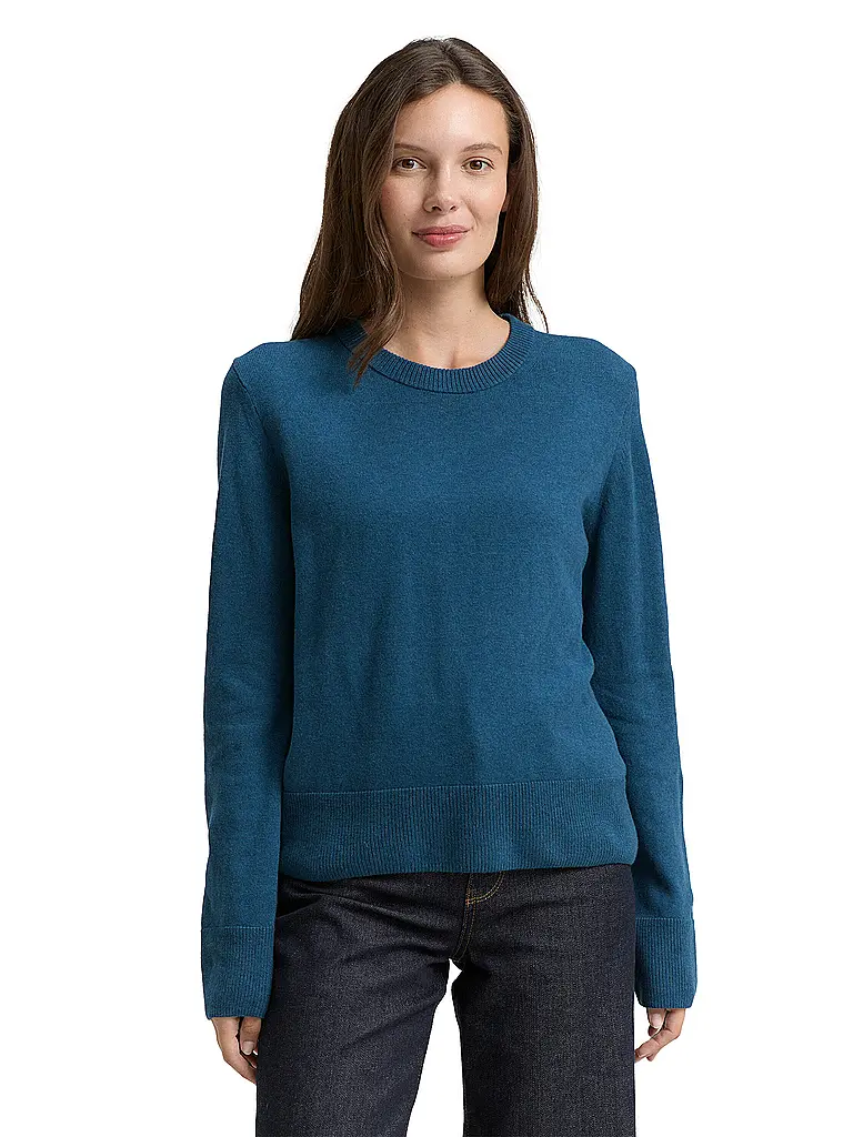 TOM TAILOR | Pullover  | petrol
