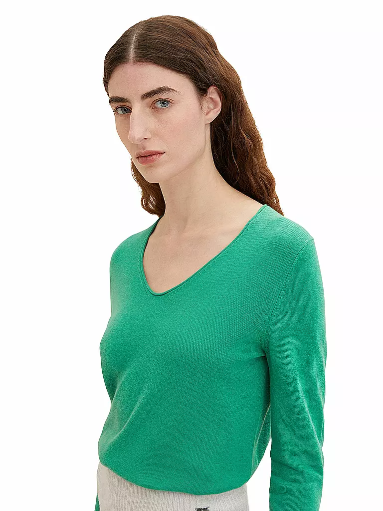 TOM TAILOR | Pullover  | grün