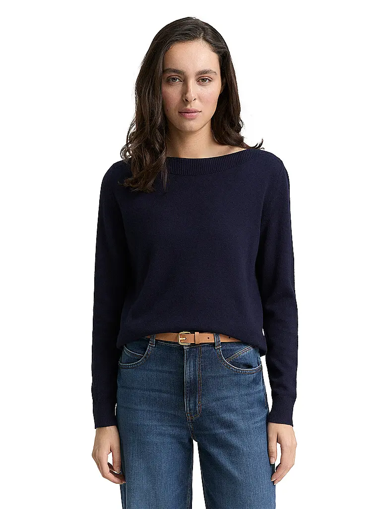 TOM TAILOR | Pullover  | dunkelblau