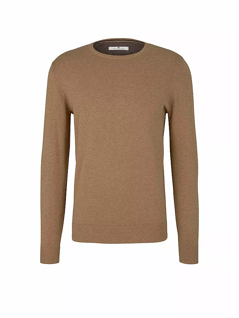 TOM TAILOR | Pullover Regular Fit | braun