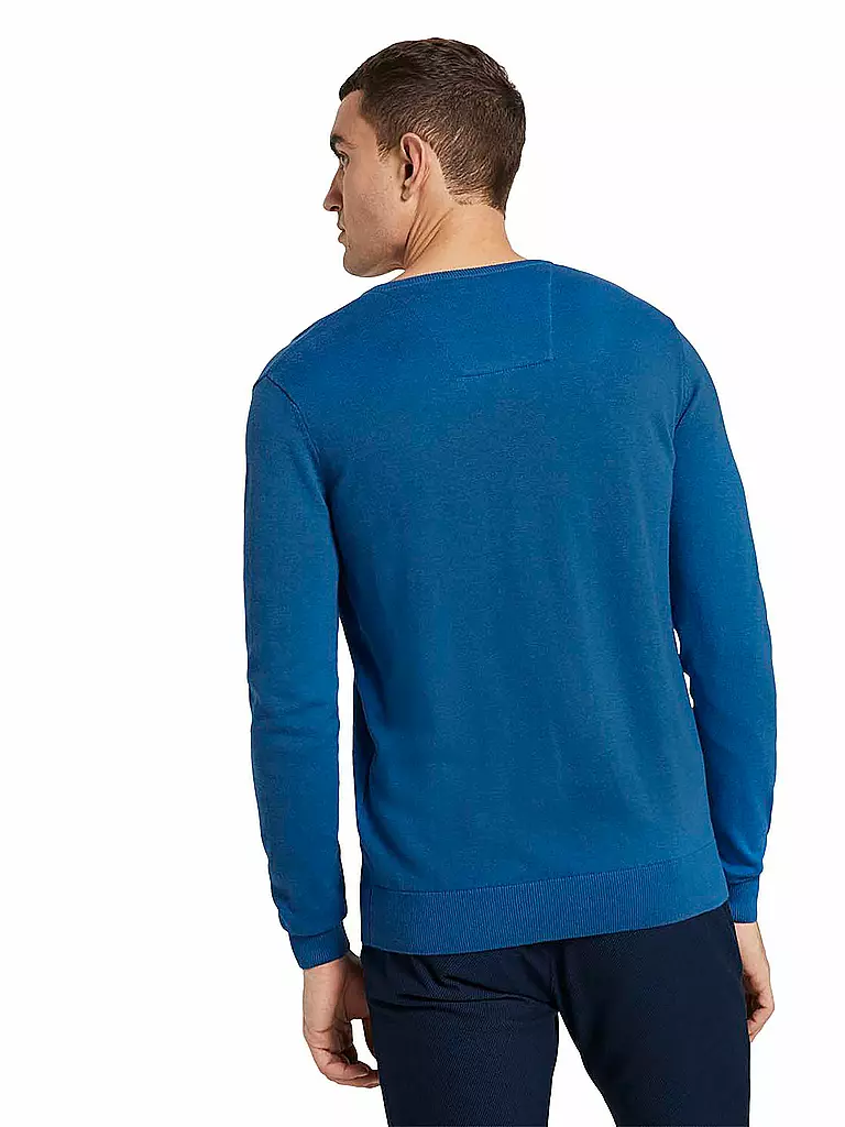 TOM TAILOR | Pullover Regular Fit | blau
