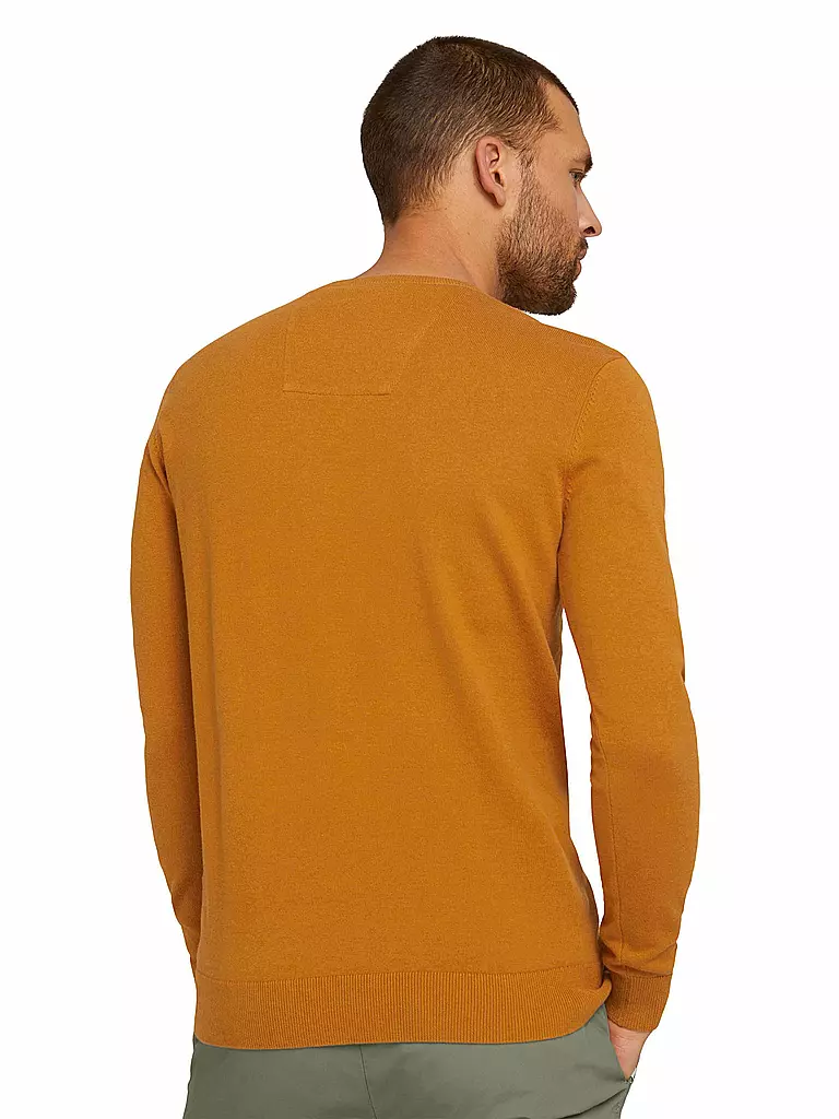 TOM TAILOR | Pullover Regular Fit | orange