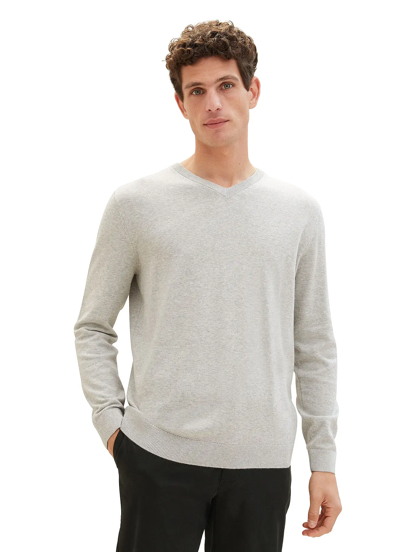 TOM TAILOR | Pullover | hellgrau