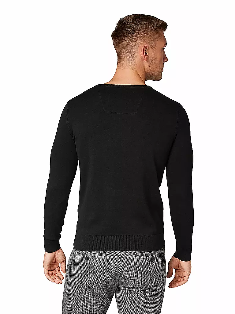 TOM TAILOR | Pullover | schwarz