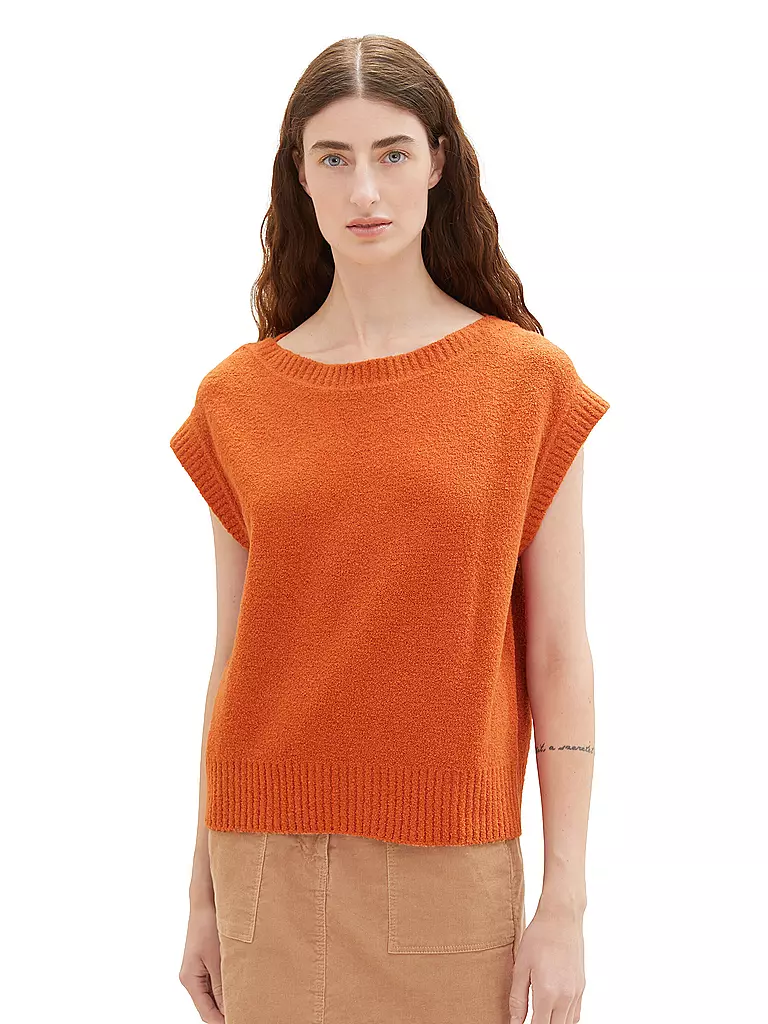 TOM TAILOR | Pullunder | orange