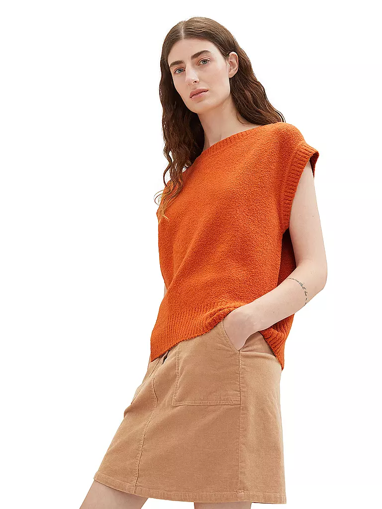 TOM TAILOR | Pullunder | orange