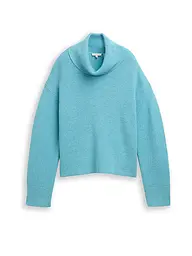 TOM TAILOR | Rollkragenpullover Oversized Fit | Petrol