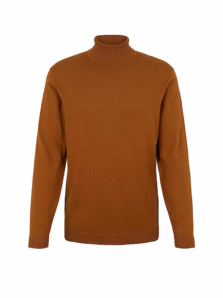 TOM TAILOR | Rollkragenpullover | braun