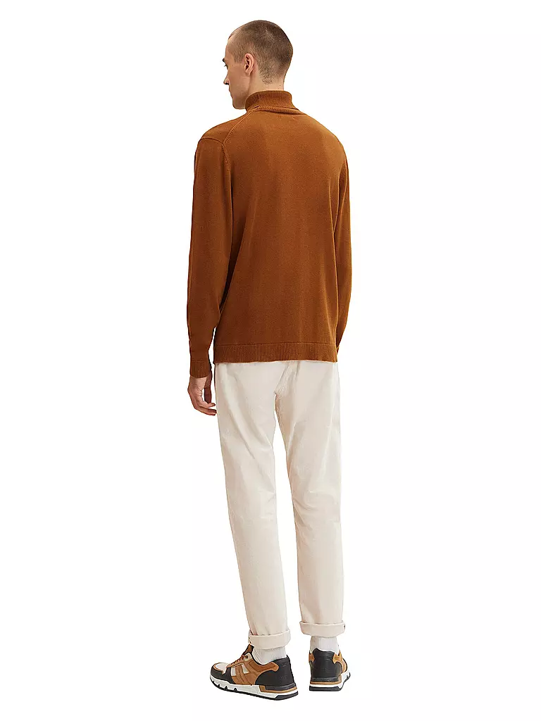 TOM TAILOR | Rollkragenpullover | braun