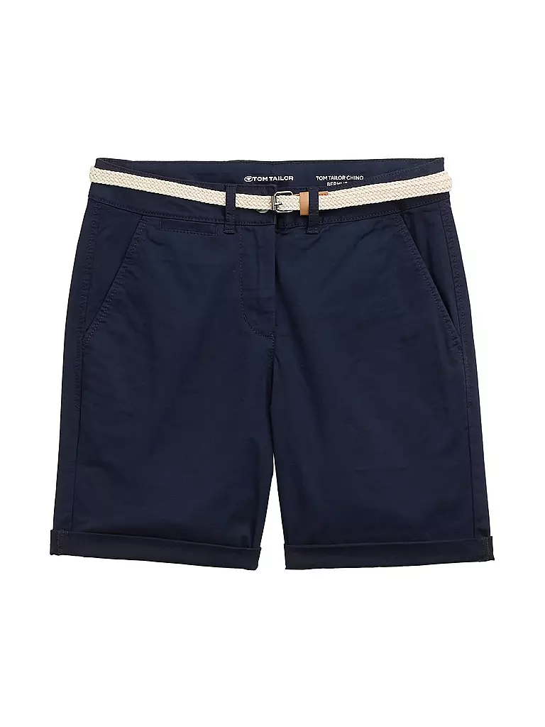 TOM TAILOR | Shorts  Chino | dunkelblau