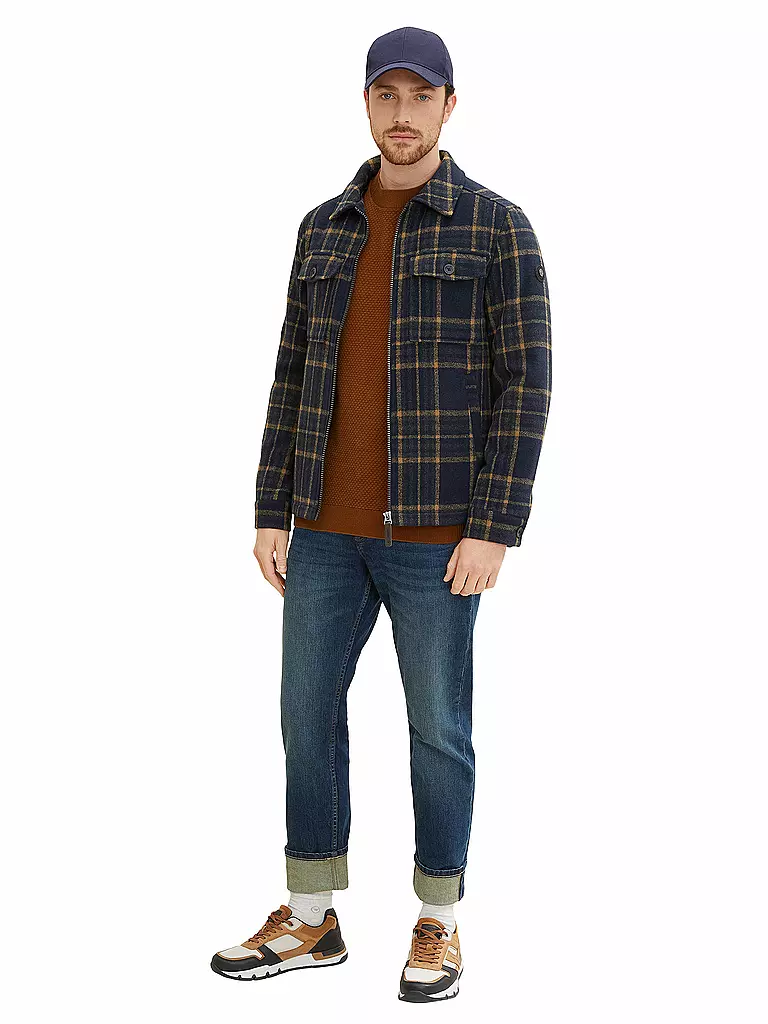 TOM TAILOR | Stehkragenpullover | braun
