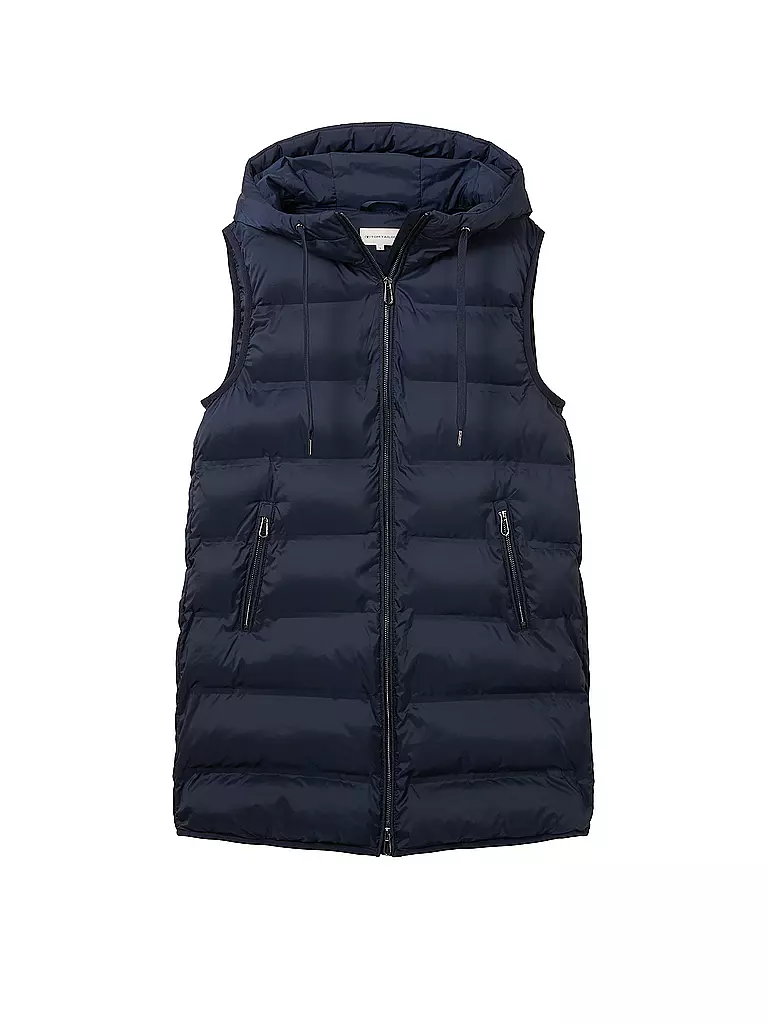 TOM TAILOR | Steppgilet | blau