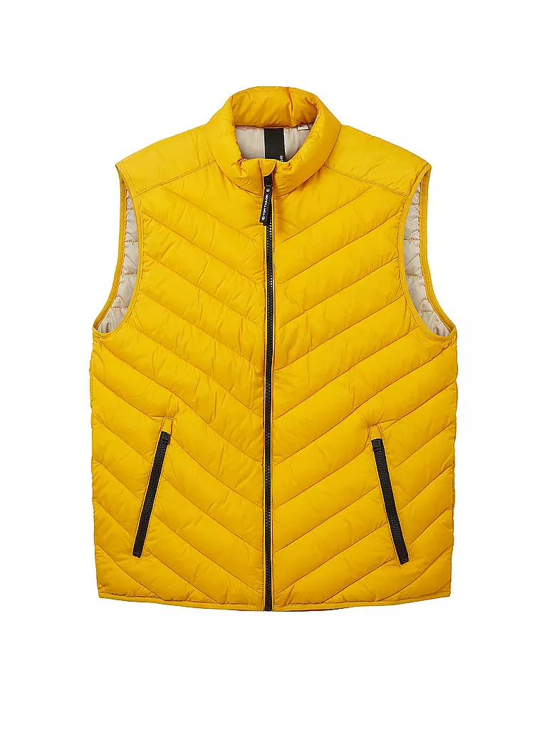 TOM TAILOR | Steppgilet | gelb