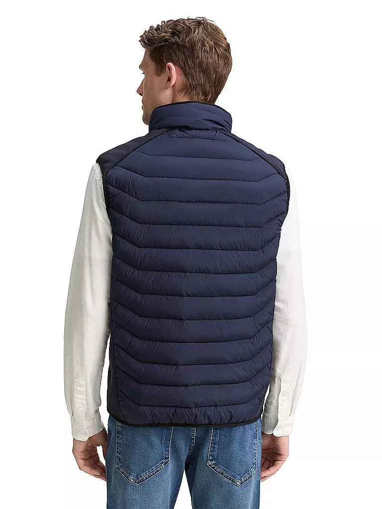 TOM TAILOR | Steppgilet | blau