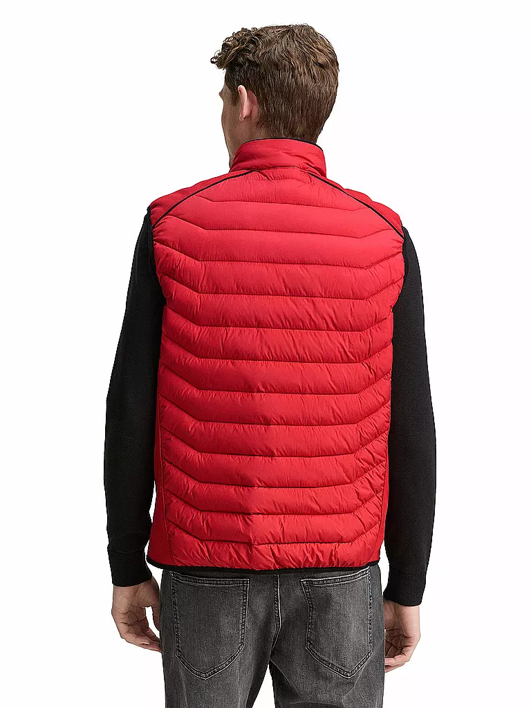 TOM TAILOR | Steppgilet | rot