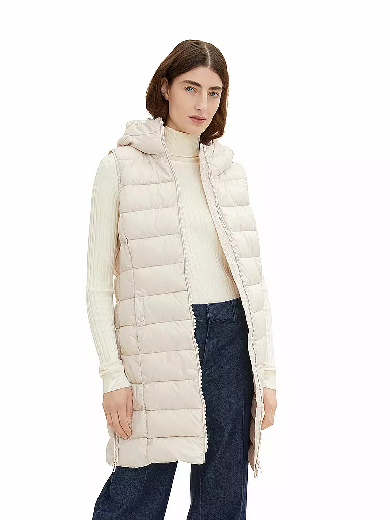 TOM TAILOR | Steppgilet | beige