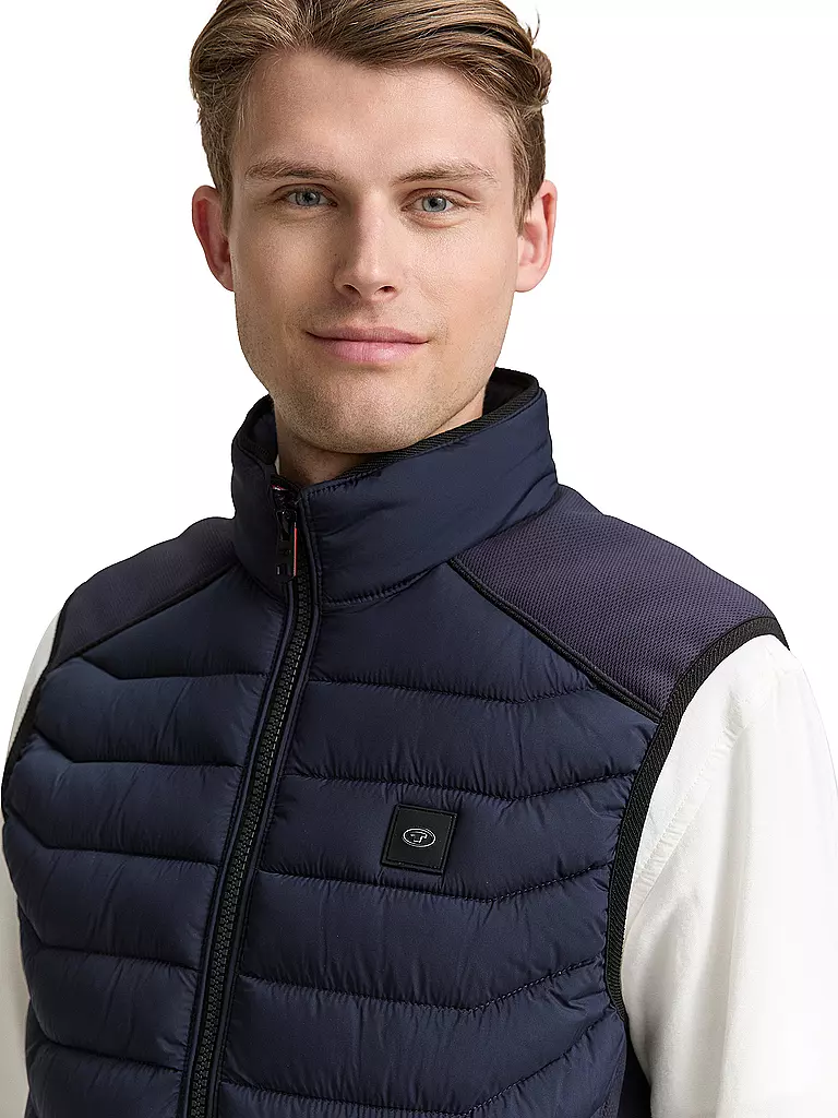 TOM TAILOR | Steppgilet | blau