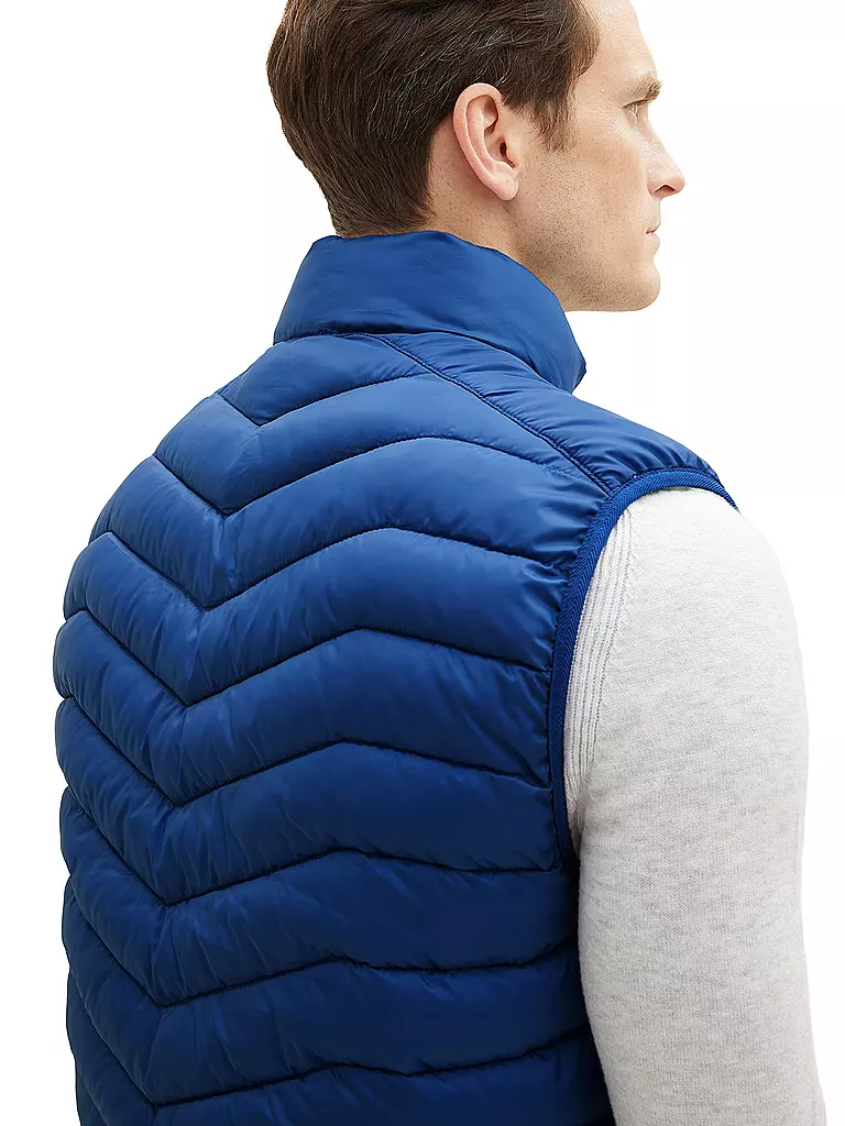 TOM TAILOR | Steppgilet | blau