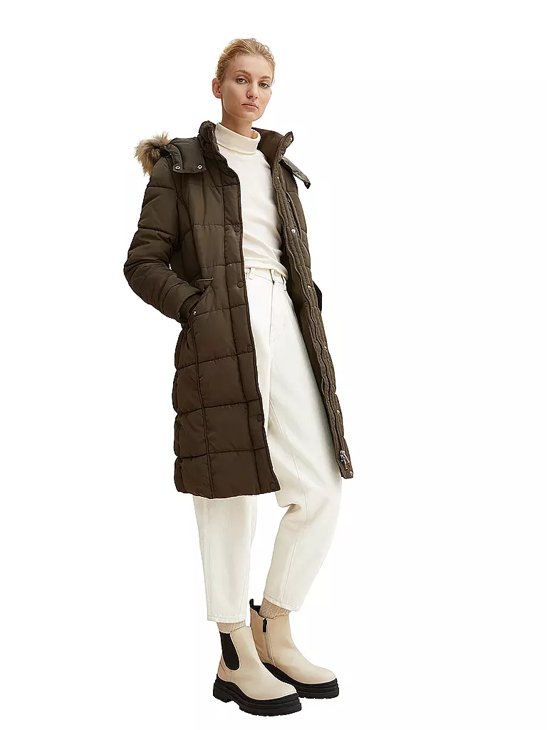 TOM TAILOR | Steppmantel | tuerkis