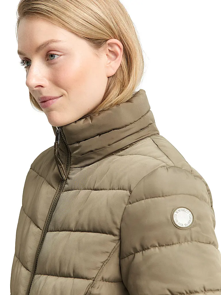 TOM TAILOR | Steppmantel | Olive