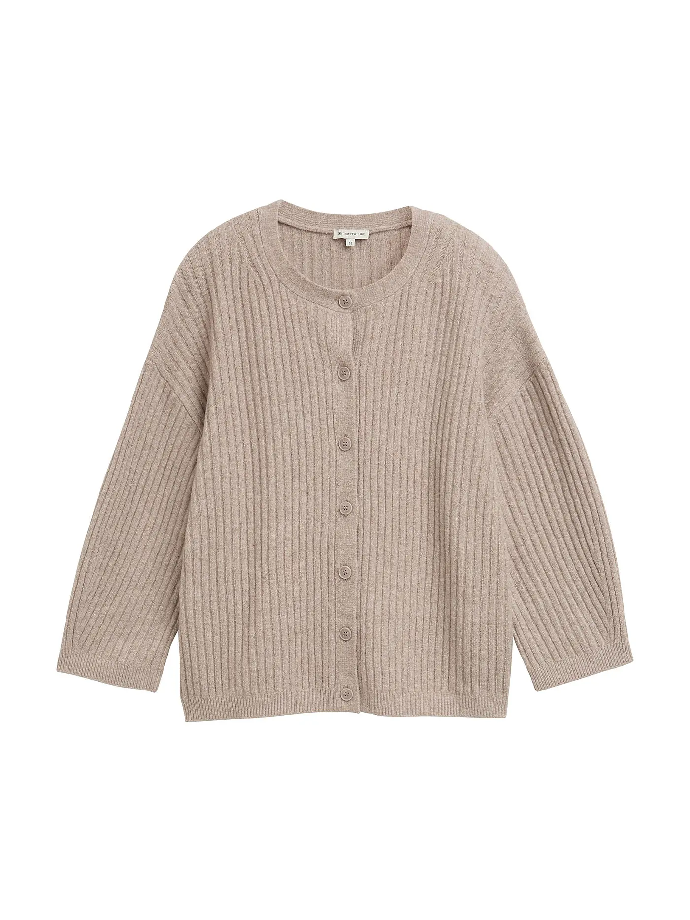 TOM TAILOR | Strickjacke  | beige