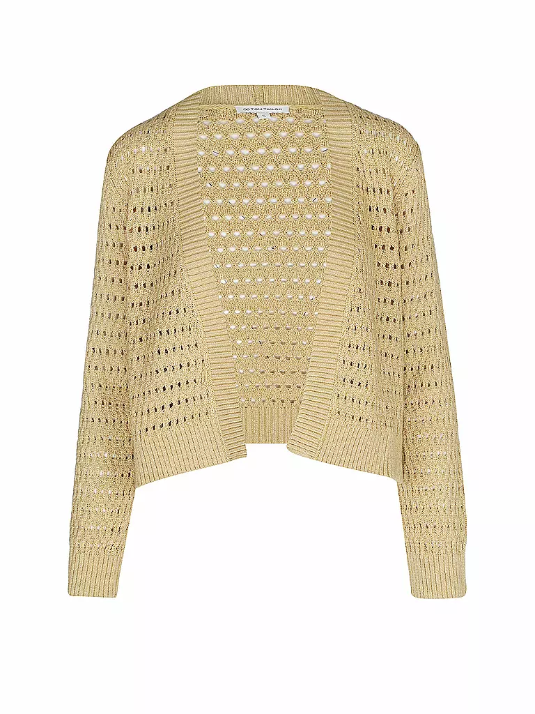 TOM TAILOR | Strickjacke  | beige