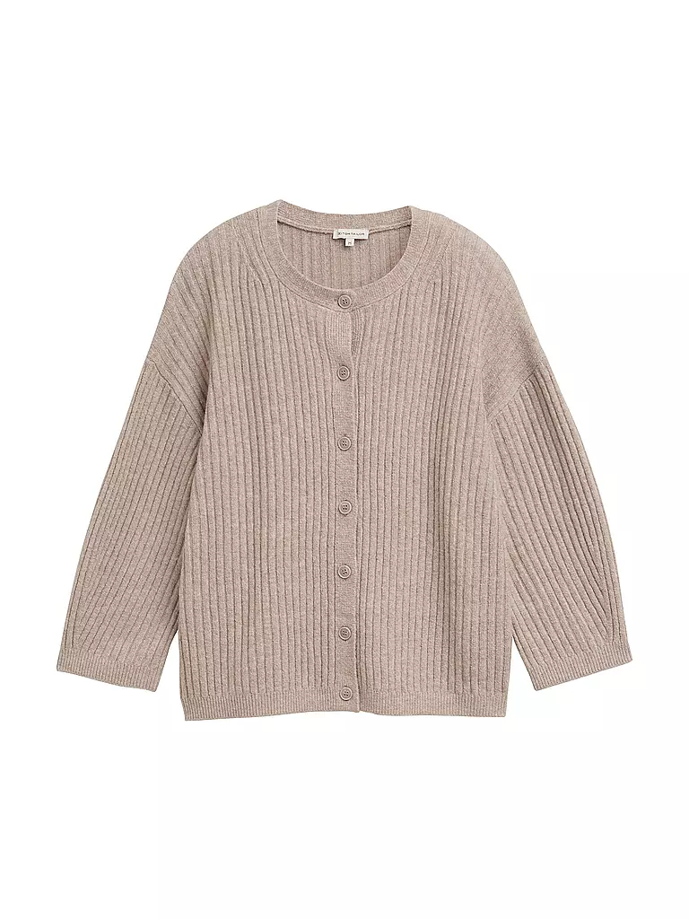 TOM TAILOR | Strickjacke  | beige