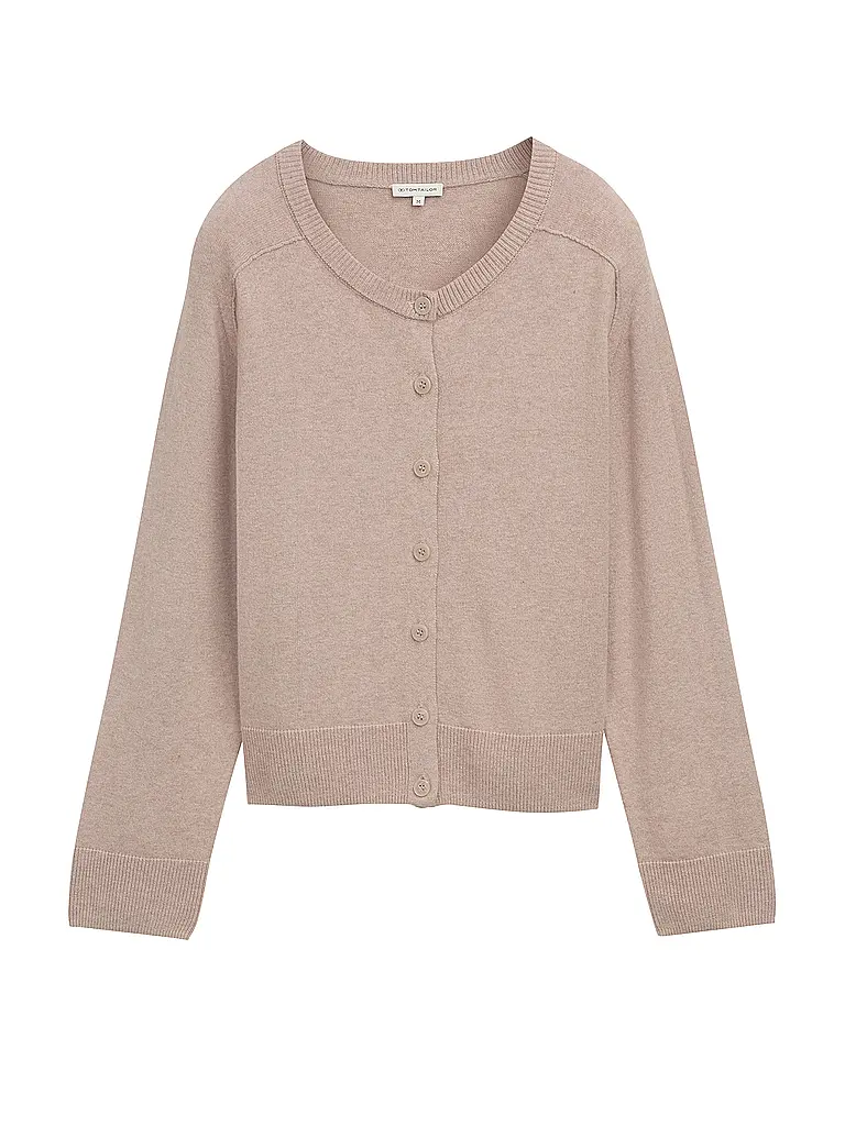 TOM TAILOR | Strickjacke  | beige