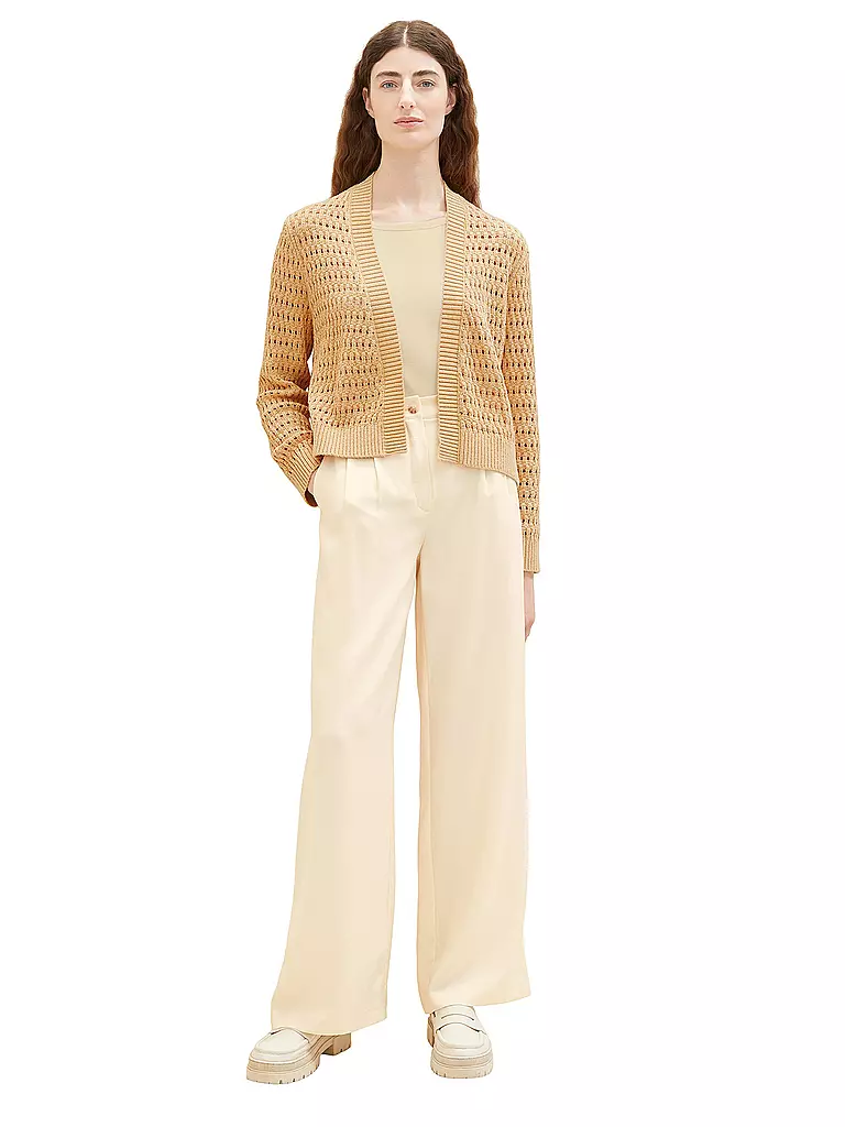 TOM TAILOR | Strickjacke  | beige
