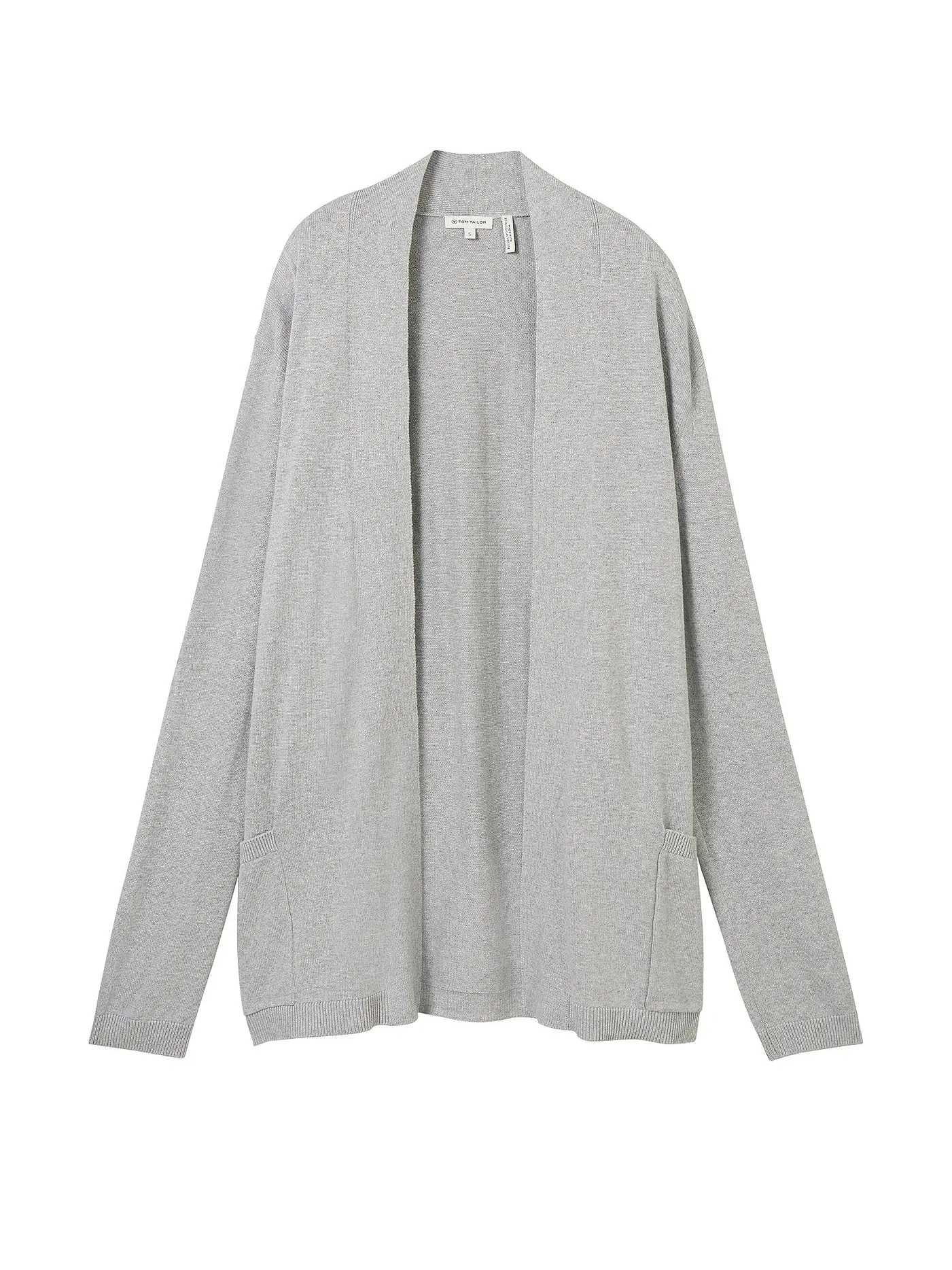 TOM TAILOR | Strickjacke | grau
