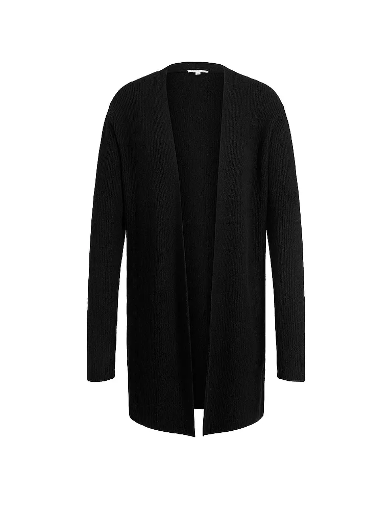 TOM TAILOR | Strickjacke | schwarz