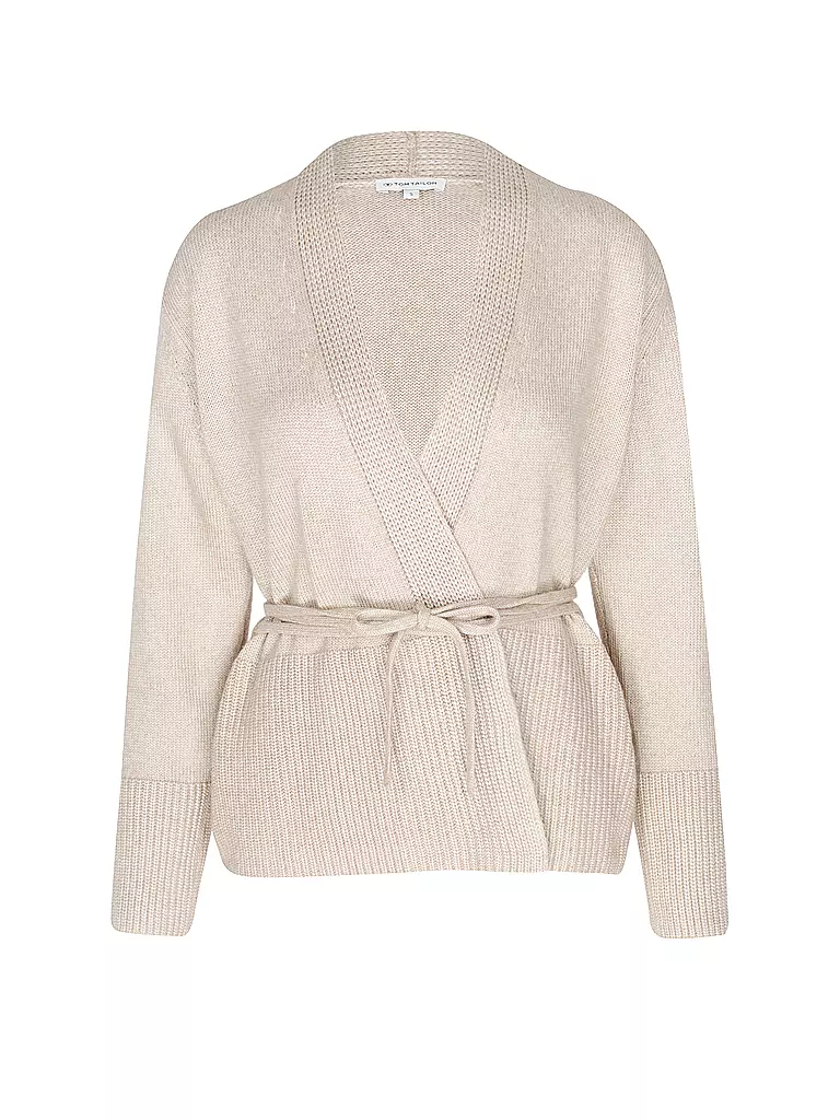 TOM TAILOR | Strickjacke | beige