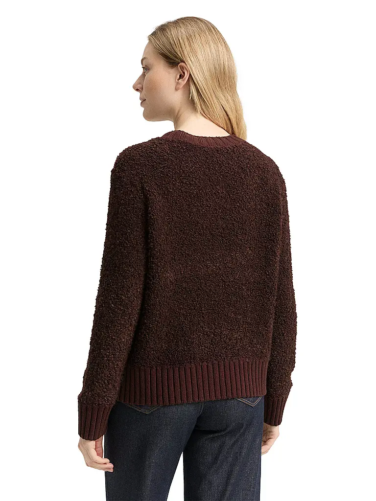 TOM TAILOR | Strickjacke | braun