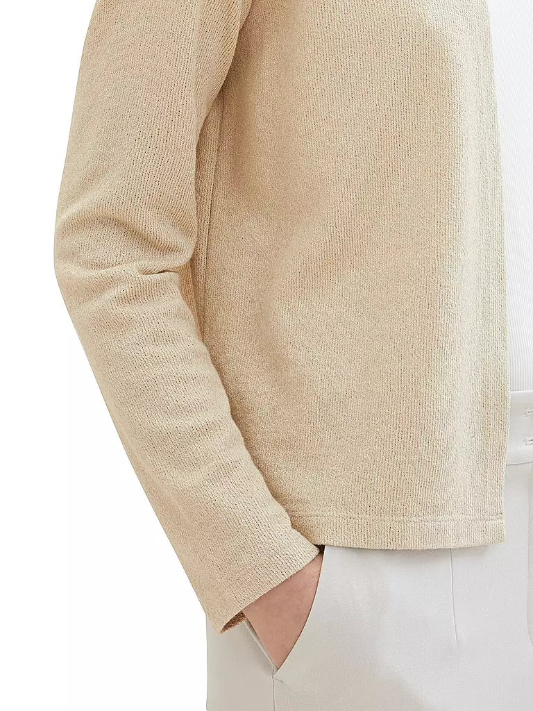 TOM TAILOR | Strickjacke | beige