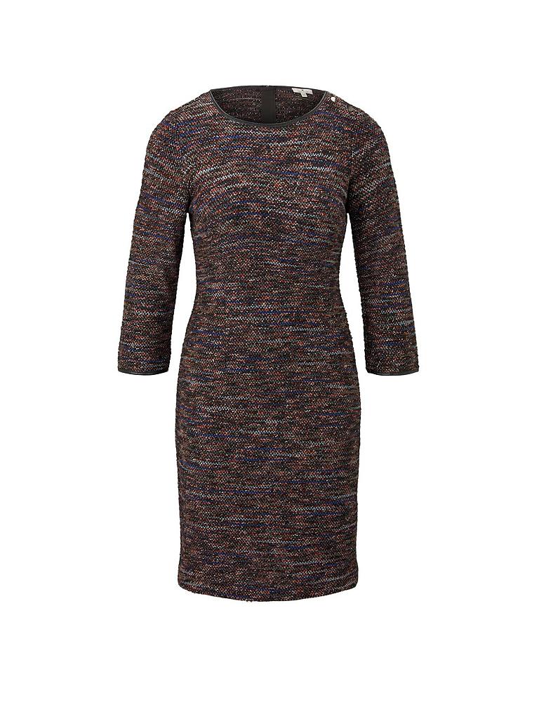 TOM TAILOR | Strickkleid | schwarz
