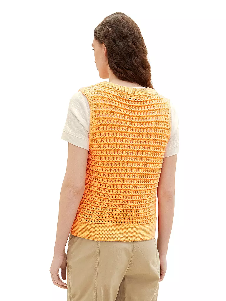 TOM TAILOR | Strickpullunder | orange