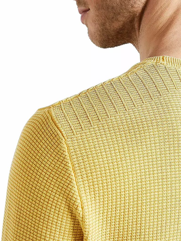 TOM TAILOR | Sweater Regular Fit | gelb