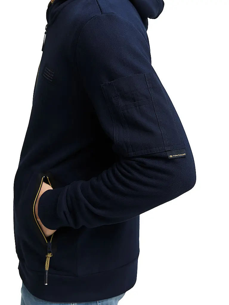 TOM TAILOR | Sweatjacke  | Blau