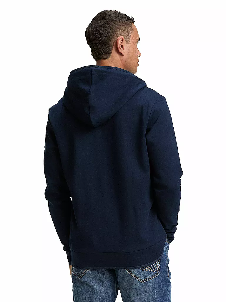 TOM TAILOR | Sweatjacke  | dunkelblau