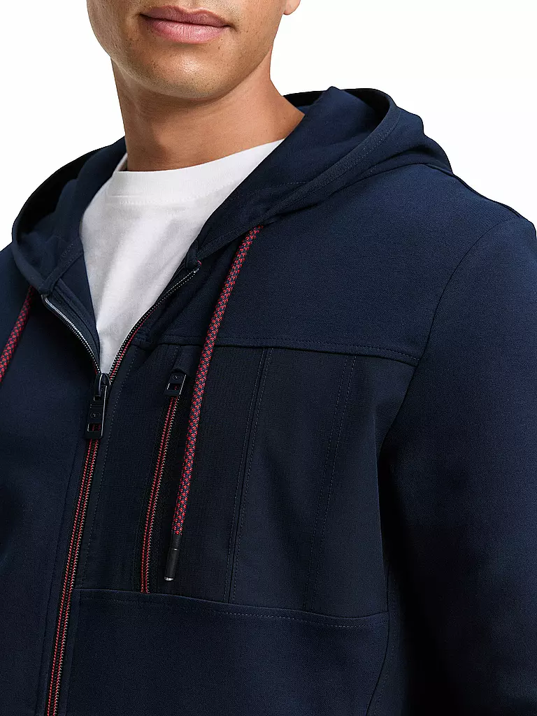 TOM TAILOR | Sweatjacke  | dunkelblau