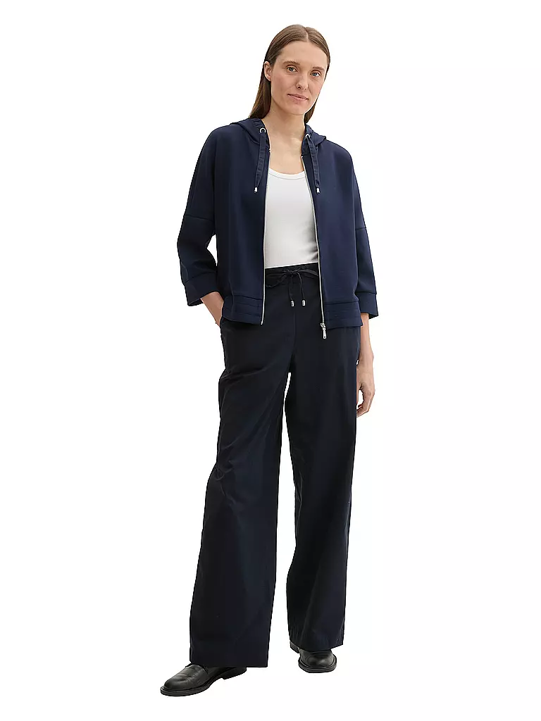 TOM TAILOR | Sweatjacke | blau