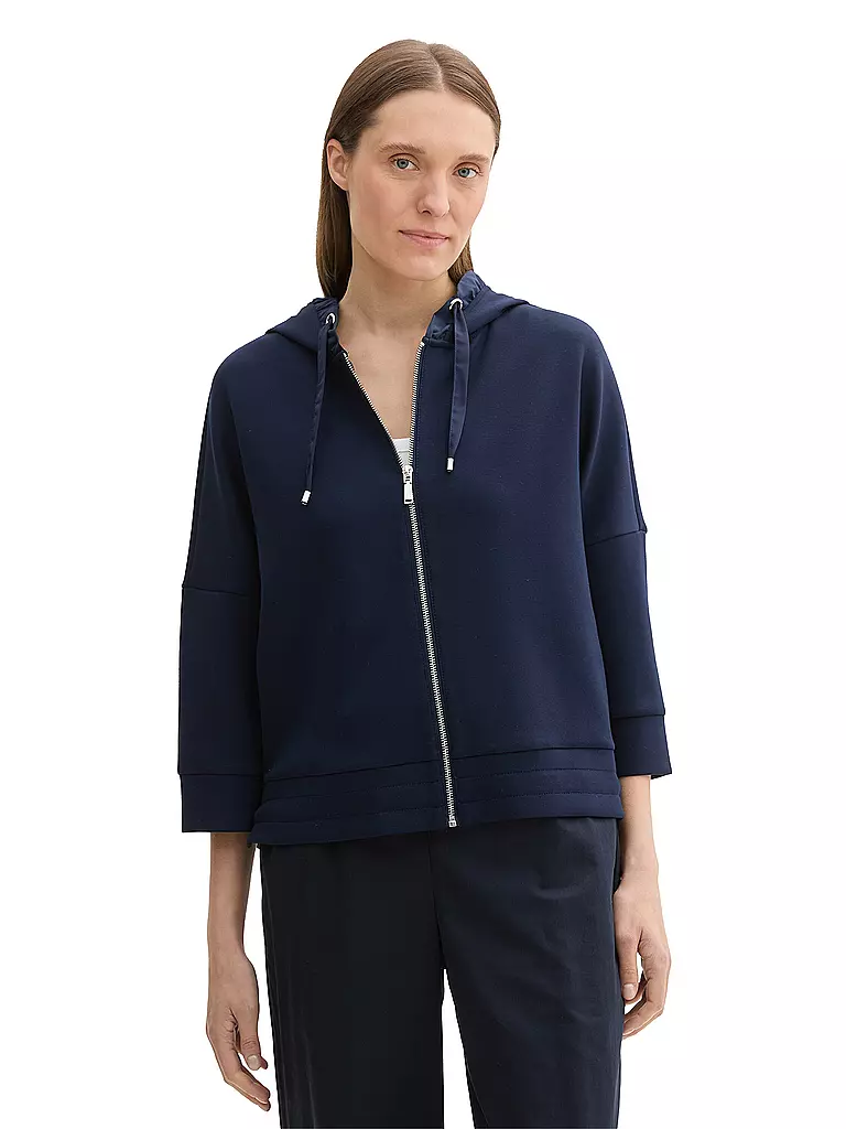 TOM TAILOR | Sweatjacke | blau