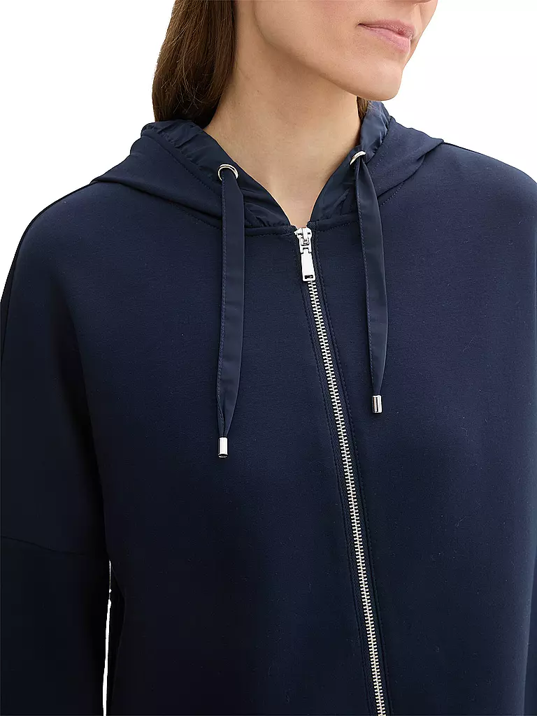 TOM TAILOR | Sweatjacke | blau