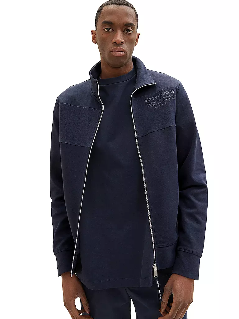 TOM TAILOR | Sweatjacke | blau