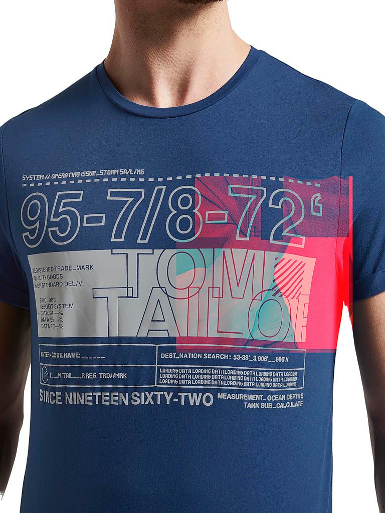 TOM TAILOR | T Shirt | blau