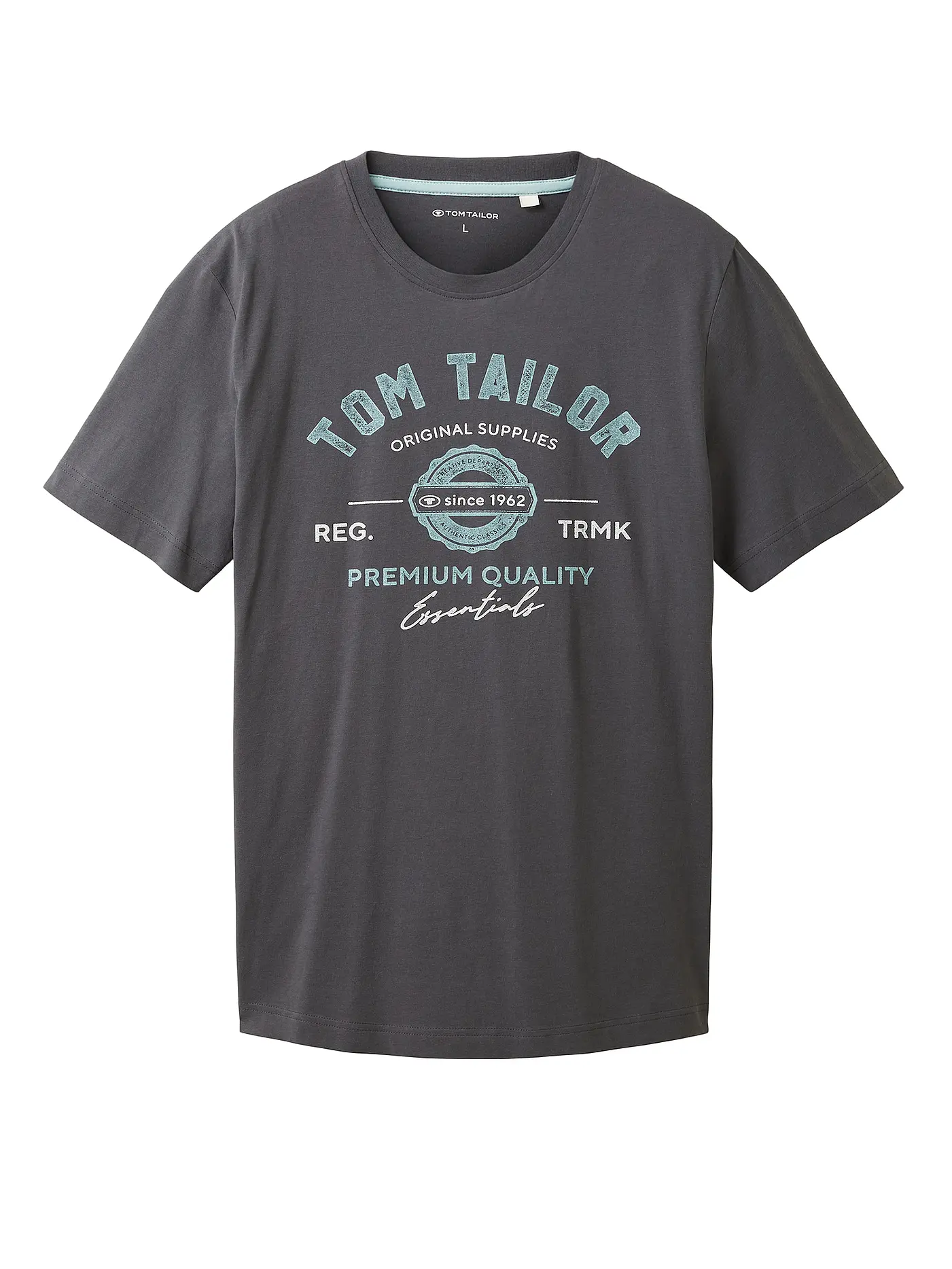 TOM TAILOR | T-Shirt  | grau