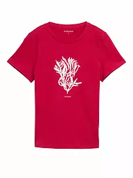 TOM TAILOR | T-Shirt  | Rot